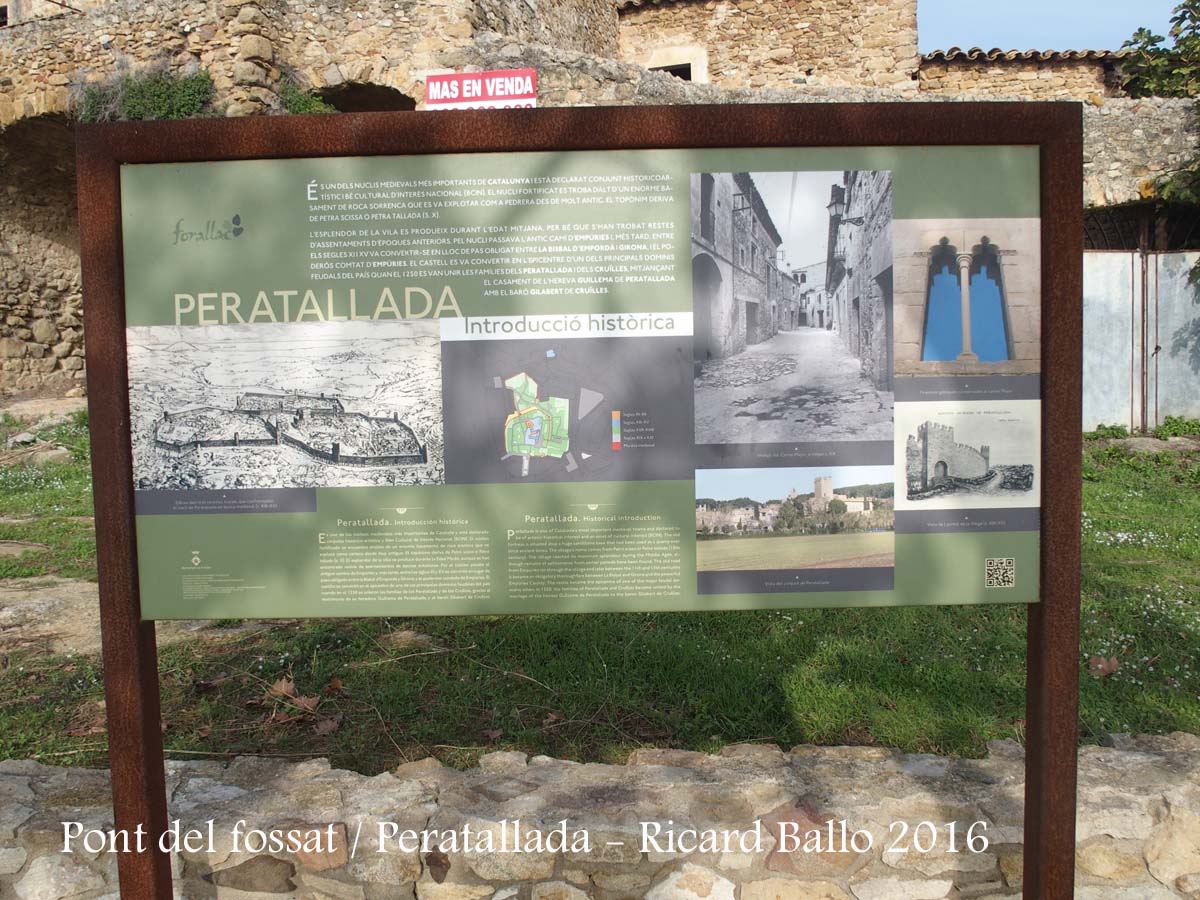 Pont del fossat – Peratallada