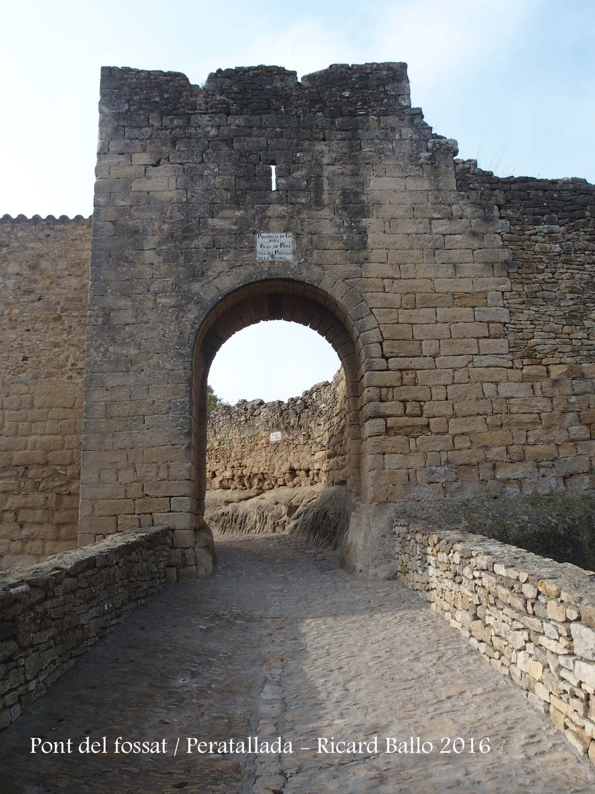 Pont del fossat – Peratallada