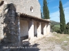 Santuari de la Mare de Déu de Cérvoles – Os de Balaguer - Façana davantera - Porxo