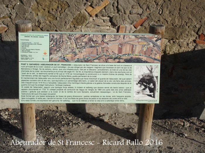 Safareig i abeurador de Sant Francesc / Cervera