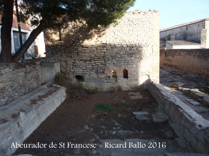 Safareig i abeurador de Sant Francesc / Cervera