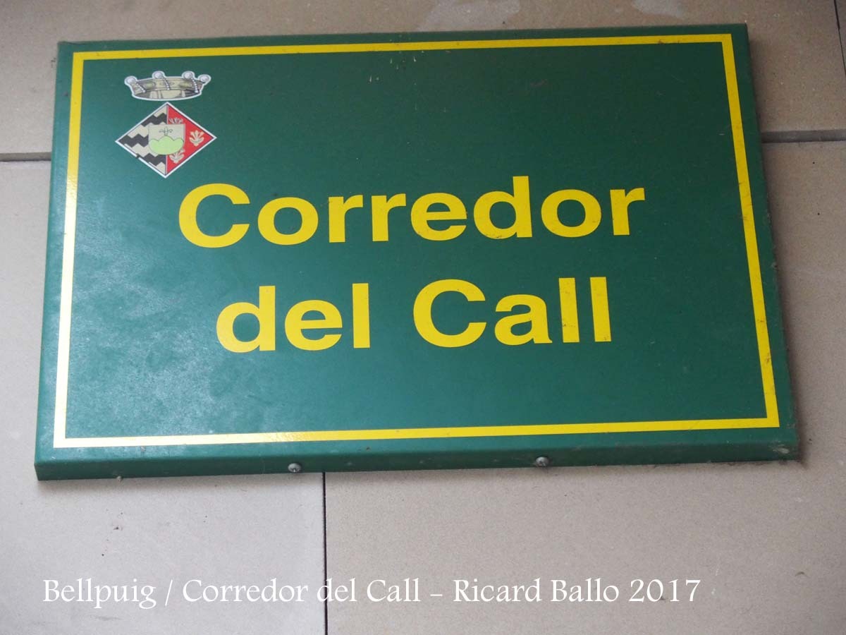 Bellpuig-Corredor del Call