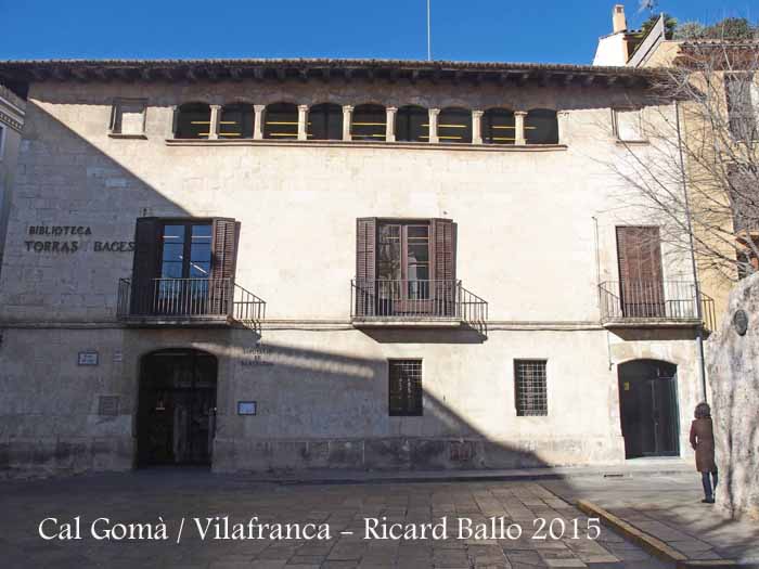 Cal Gomà-Vilafranca del Penedès