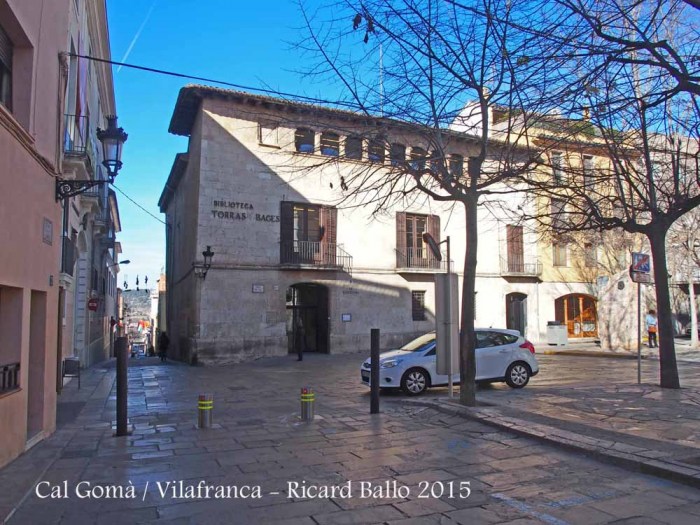 Cal Gomà-Vilafranca del Penedès