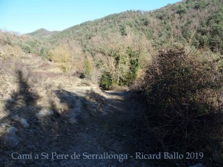 Camí a l'Església de Sant Pere de Serrallonga – Alpens