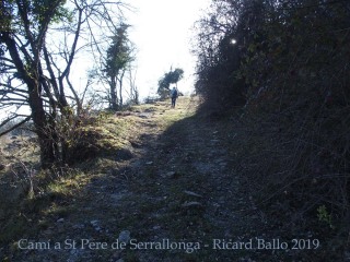 Camí a l'Església de Sant Pere de Serrallonga – Alpens