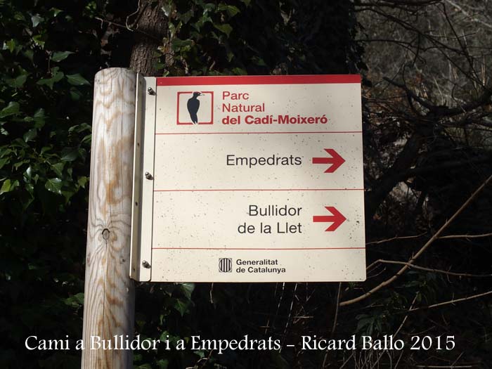 Camí als Empedrats i al Bullidor