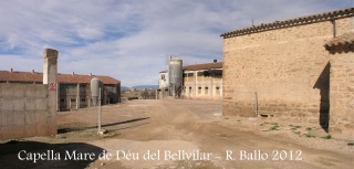 Capella de la Mare de Déu del Bellvilar - Entrada al terreny on està ubicada