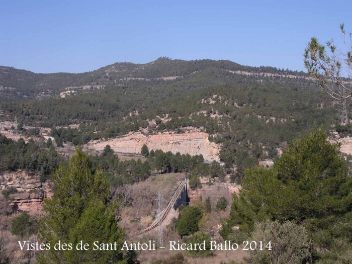 Vistes des del camí d'accés a la capella de Sant Antolí – Monistrol de Montserrat