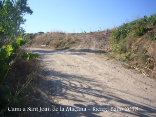 Capella de Sant Joan de la Maçana–Font-rubí - Itinerari.