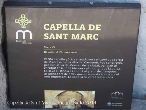 Capella de Sant Marc – Manresa