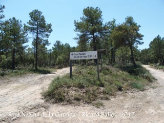 Camí a la Capella de Sant Nazari de la Garriga – Oristà