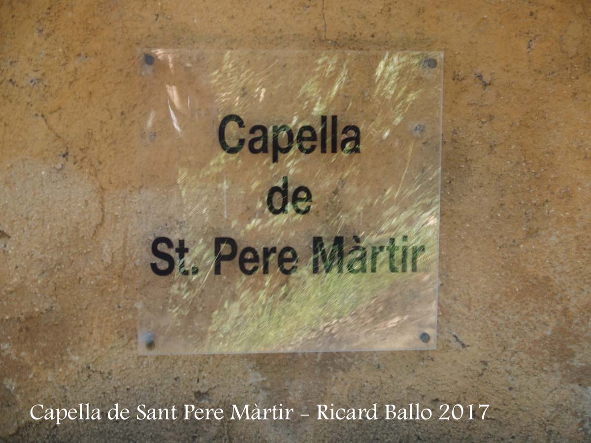 Capella de Sant Pere Màrtir – Sant Julià del Llor i Bonmatí