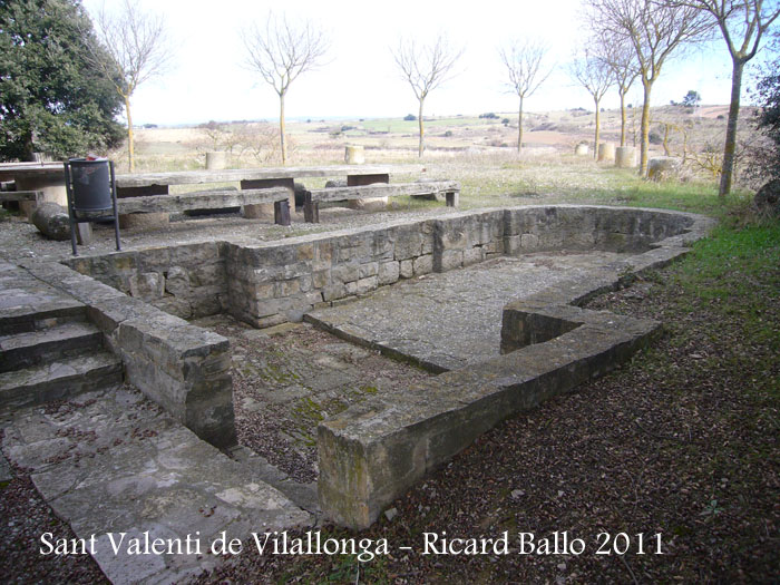 Restes de l'església romànica de Sant Valentí - Sant Martí Sesgeuioles