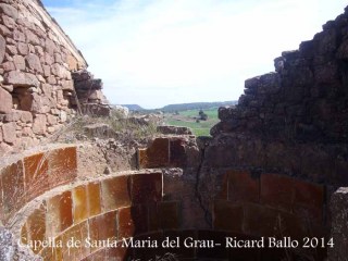 Capella de Santa Maria del Grau – Fonollosa - Tines del mas el Grauet.