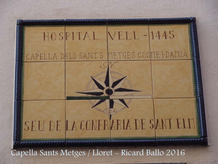 Capella dels Sants Metges – Lloret de Mar