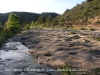 Camí que des del castell d'Almudèfer (Caseres) es dirigeix a Horta de Sant Joan, passant primer a tocar d'Arenys de Lledó (Terol - comarca del Matarranya).