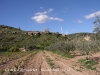 Vistes del Castell d'Almudèfer, des del camí d'accés, cap al final del recorregut