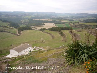 Vistes des del castell d'Argençola.