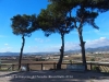 Vistes del Penedès des de les restes del castell de Banyeres