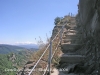 Castell de Cabrera - Escales d'accés.