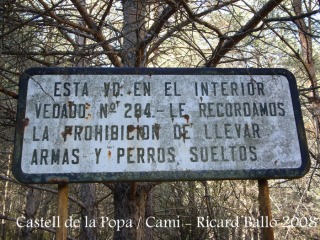 Castell de Castellcir - Camí.