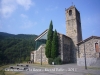 Castellfollit de la Roca - Campanar de l\'església vella de Sant Salvador. Aquesta edificació, actualment està sent utilitzatda com a centre cultural, després d’importants obres de restauració