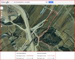 Niu de metralladores de Concabella-Mapa de situació-Google Maps complementat amb anotacions manuals.
