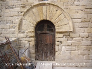 Forès: Església parroquial de Sant Miquel -