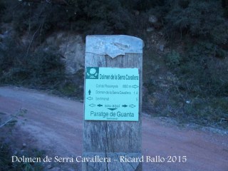 Camí al Dolmen de Serra Cavallera