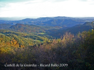 Vistes des del Castell de la Guàrdia - Ripollès