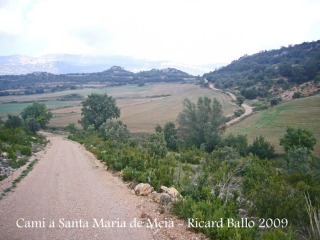 Camí a Santa Maria de Meià.