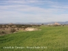 Castell de l\'Aranyó. A la dreta de fotografia, el castell de Montcortès.