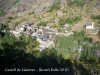 Vistes de la població de Lladorre, des del castell de Lladorre. 