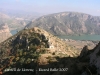 Castell de Llorenç.Vistes des del cim del turó.