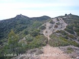 Castell de Montclar: Vistes des de la carena.