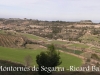 Vistes des de les restes del castell de Montornès de Segarra.