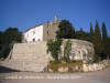 Castell de Montornès - vista de l\'ermita de la mare de Déu de Montornès.