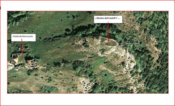 gisclareny-castell-de-murcurols-mapa-google-earth-possibles-restes-del-castell
