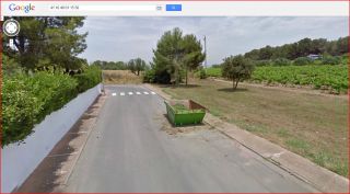 Castell de Penalonga-Itinerari - Captura de pantalla de Google Maps - carrer dels Ceps, lloc on hem aparcat.