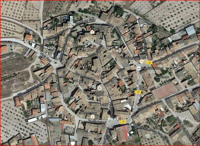 Sant Martí de Maldà - Captura de pantalla de Google Maps