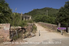 Castell de Santa Àgueda - Ferreries / Menorca - Inici itinerari.