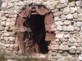 Castell de Seguer: Església de Sant Bartomeu.