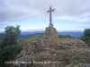 Creu de les Guilleries, edificada sobre les restes de la torre del castell de Solterra.