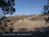 Castell de Timor - Vista general, entorn. A la dreta de la fotografia, l\'església de Sant Jaume.