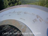 Castell de Tudela - Taula d'Orientació.