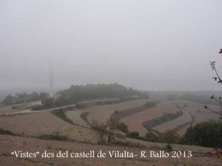 "Vistes" des del Castell de Vilalta – Sant Guim de Freixenet.