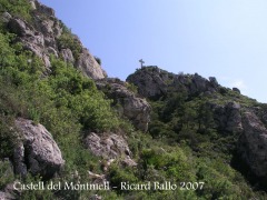 Castell del Montmell: Camí d'accés.