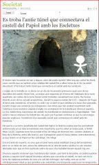 Castell del Papiol - Túnel secret ...