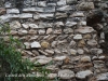 Castell dels Montgons – La Canonja - A la fotografia es poden apreciar unes fileres “d’opus spicatum”, tècnica constructiva força antiga.